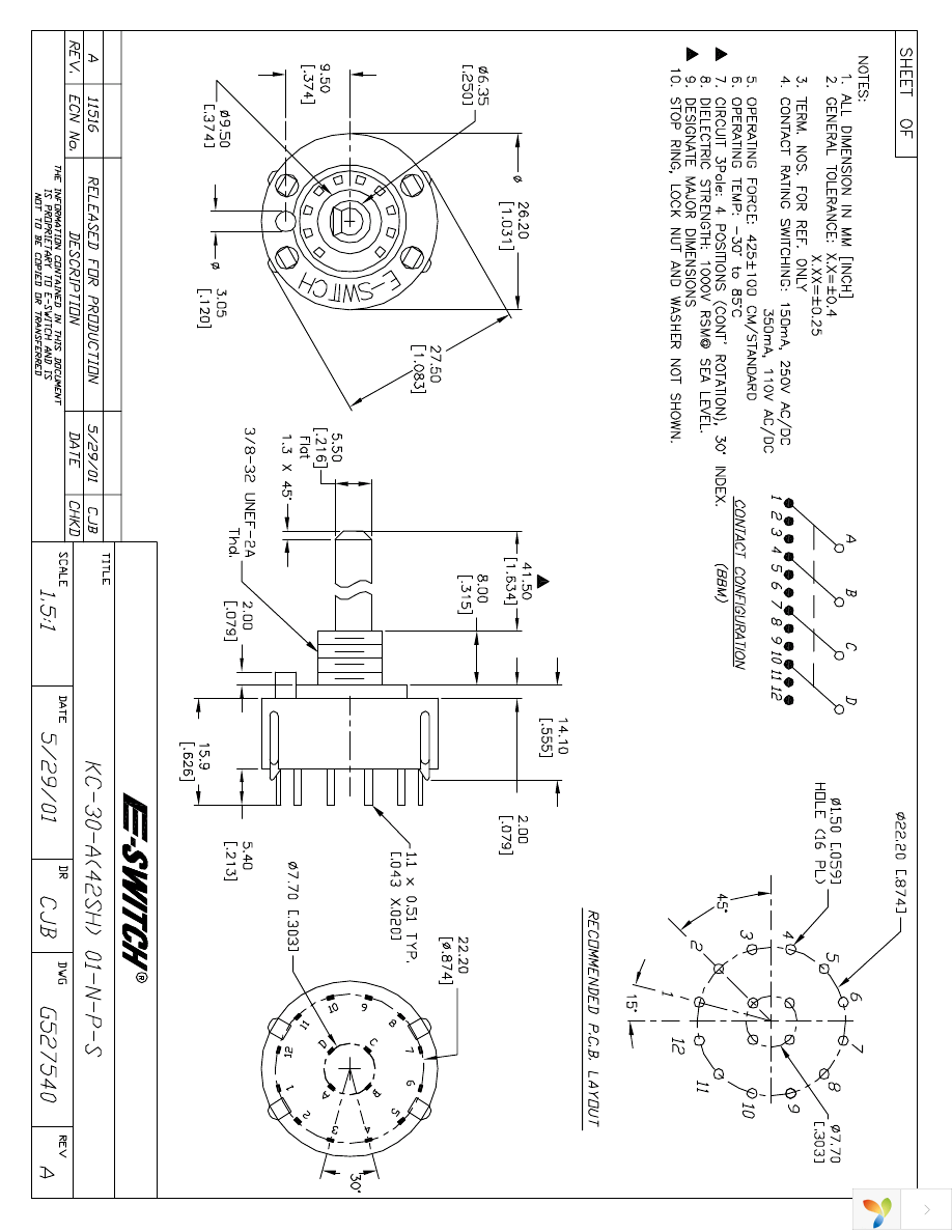 KC30A01NPS42SH Page 1