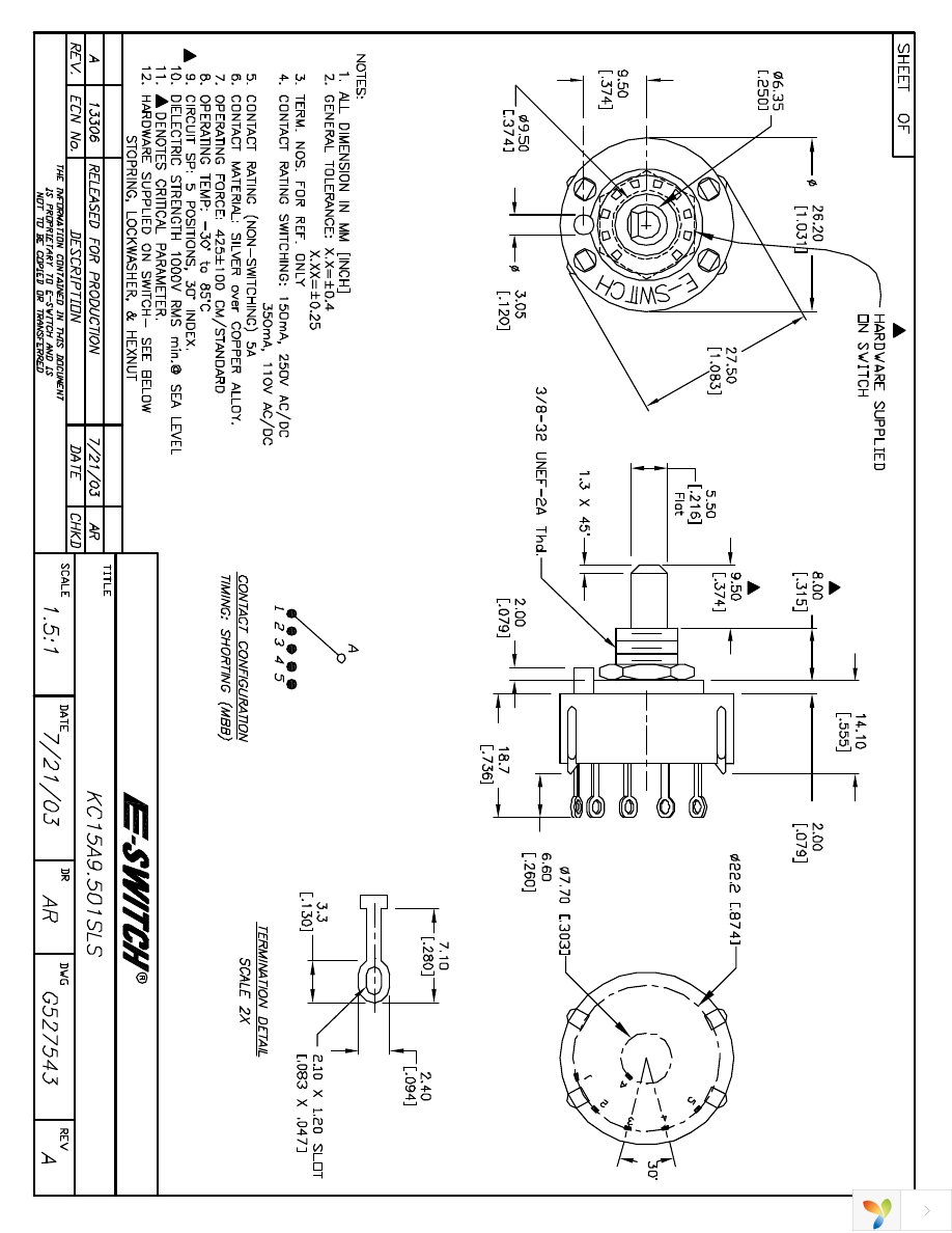 KC15A9.501SLS Page 1
