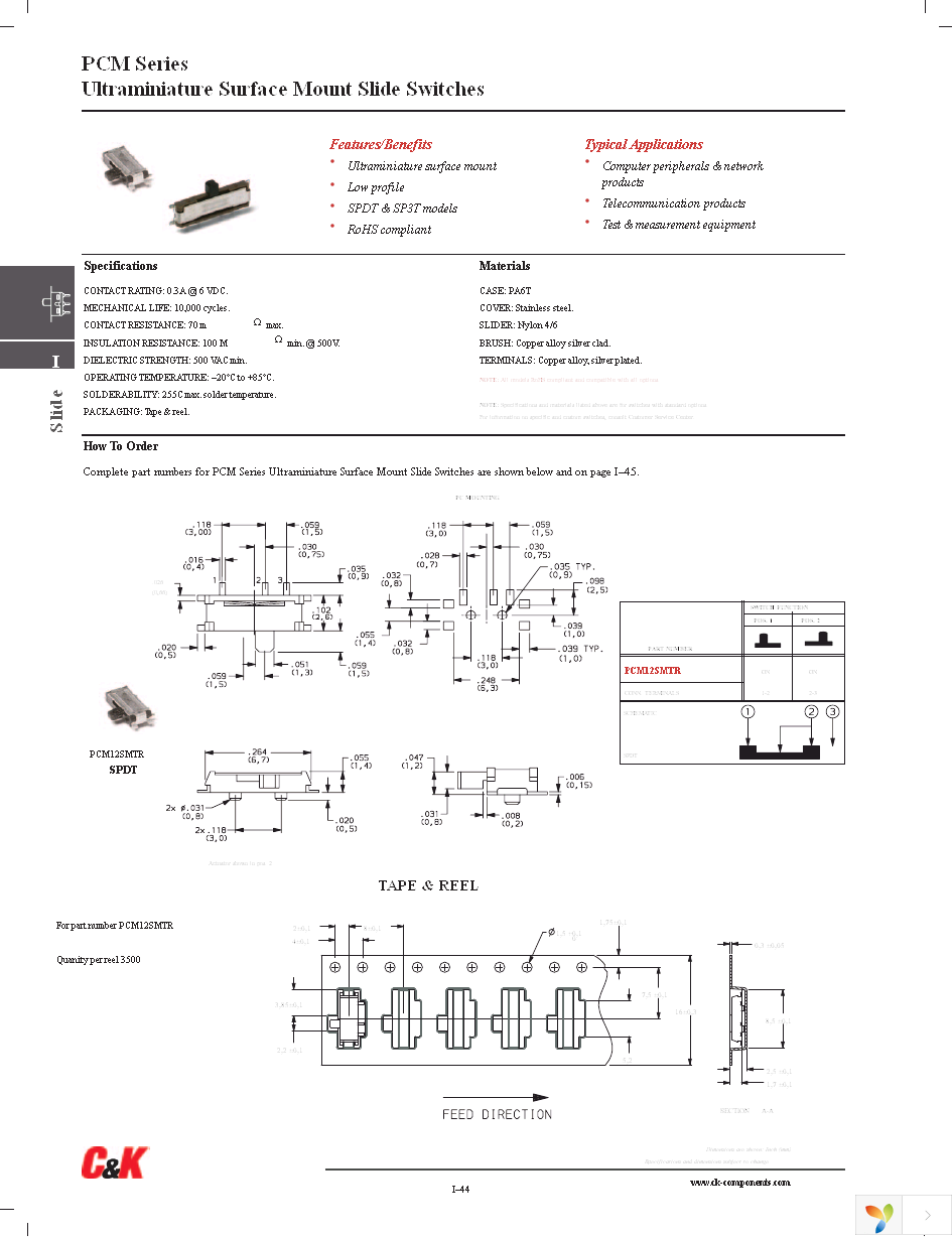 PCM12SMTR Page 1