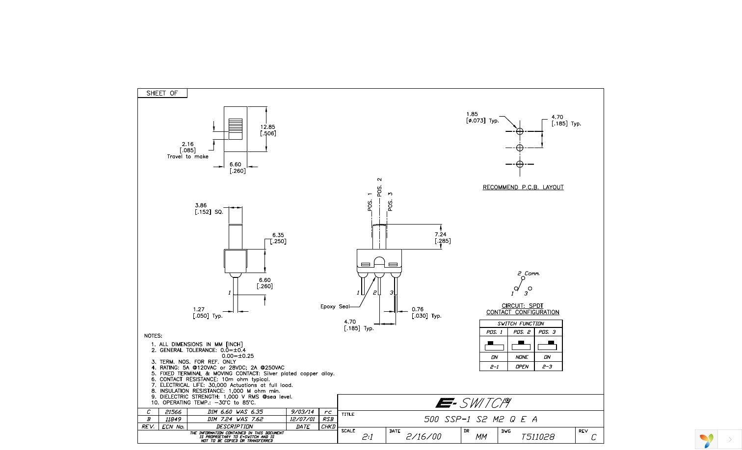 500SSP1S2M2QEA Page 1