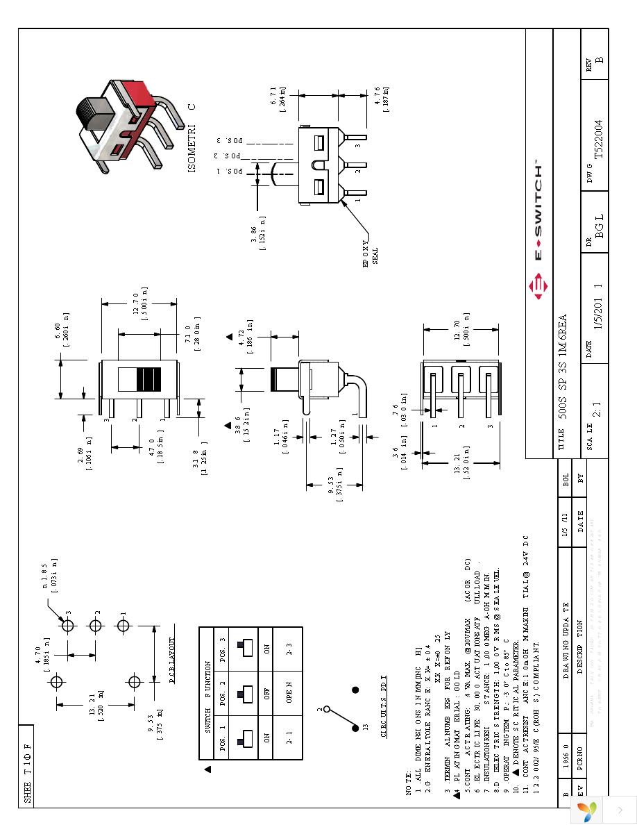 500SSP3S1M6REA Page 1