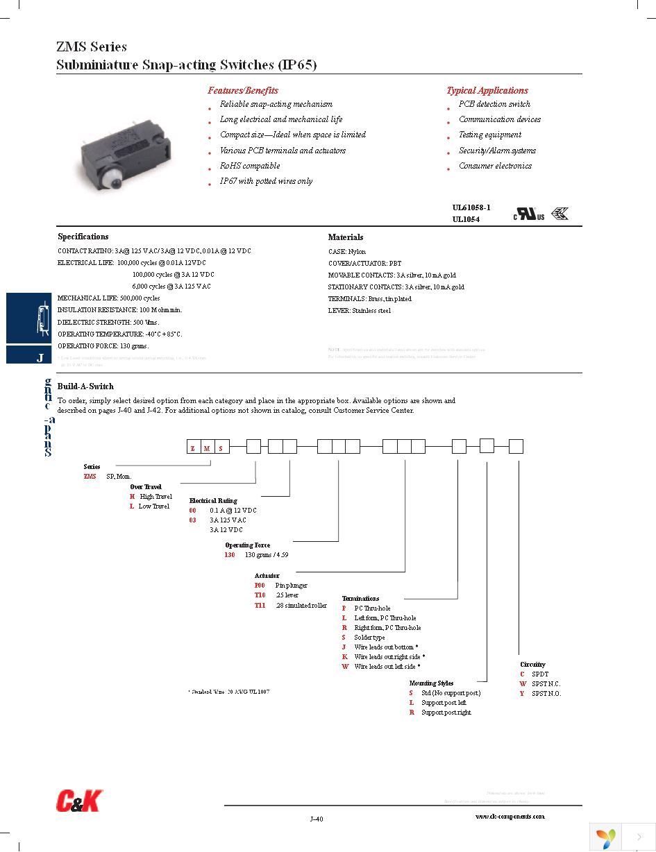 ZMSH00130P00PSC Page 1