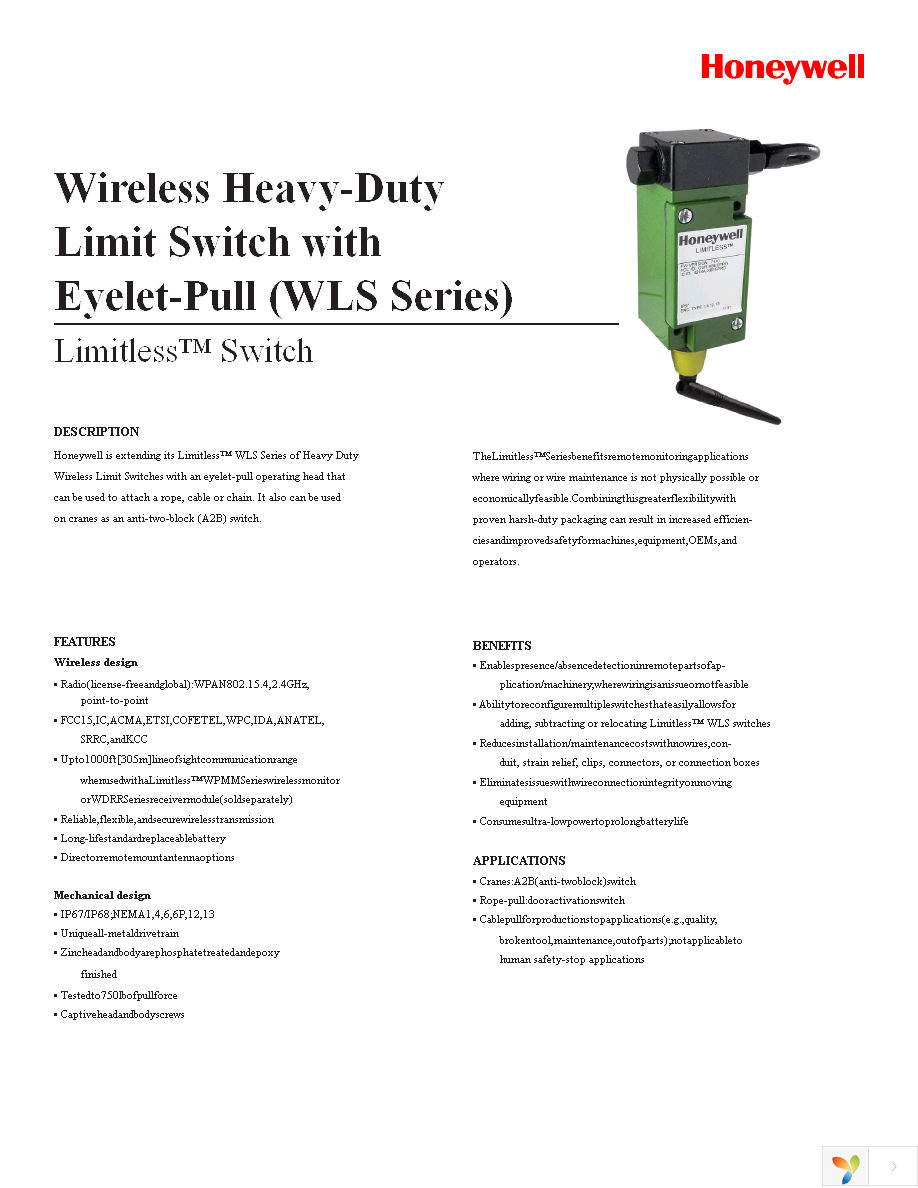 WLS1A00AQ-4P01 Page 1