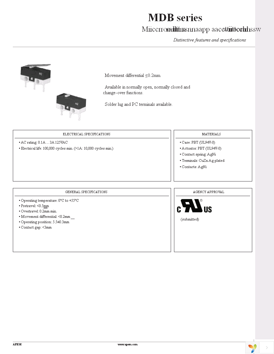 MDB104A01A04E Page 1