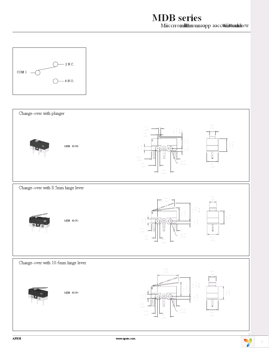 MDB104A01A04E Page 3