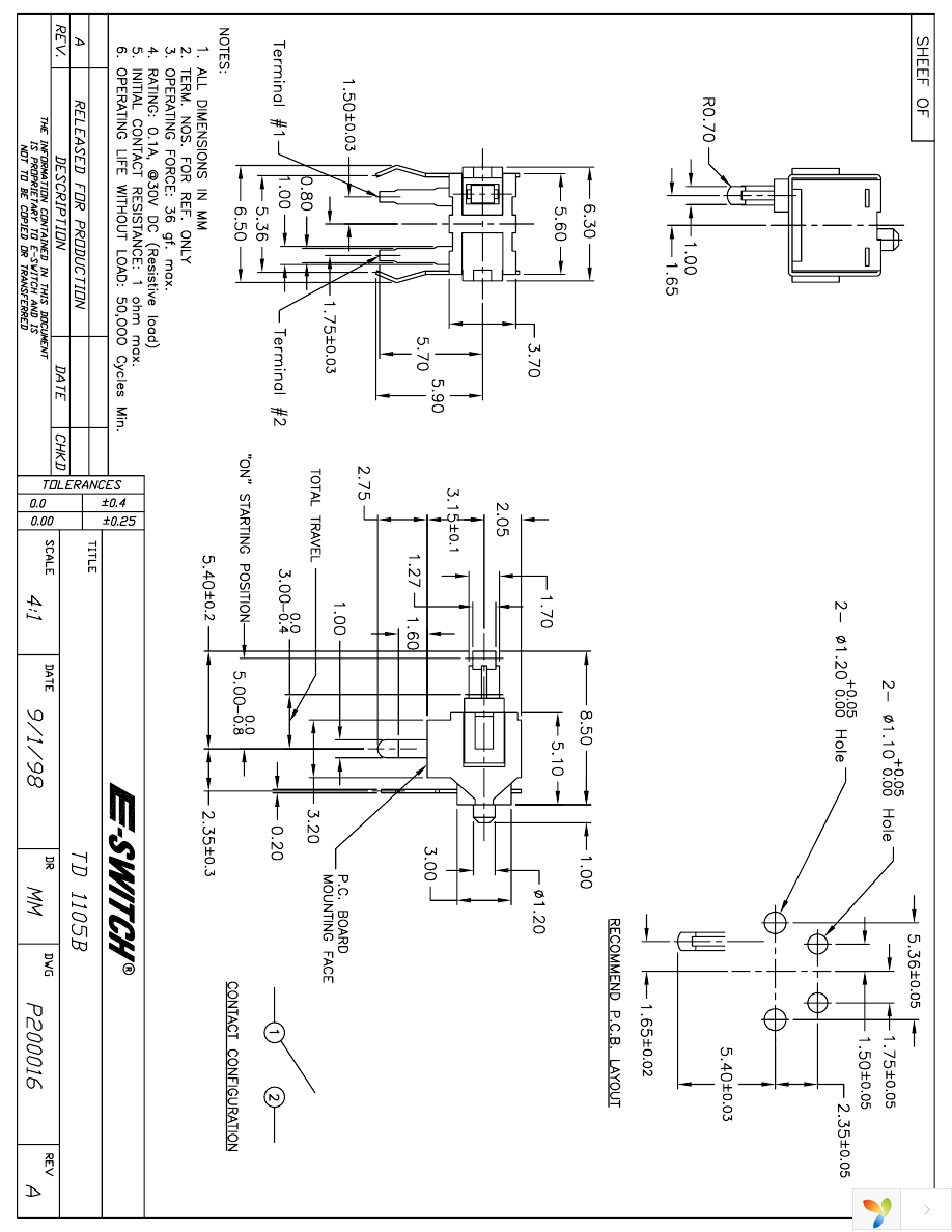 TD1105B Page 1