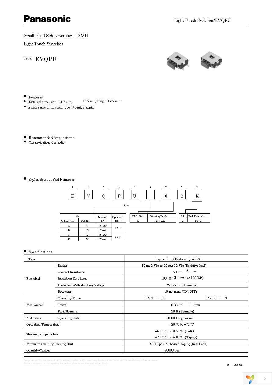 EVQ-PUL02K Page 1