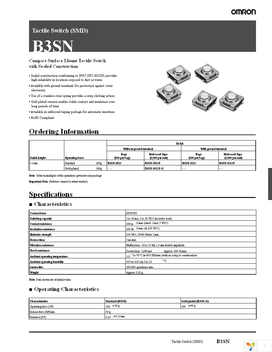 B3SN-3112P Page 1