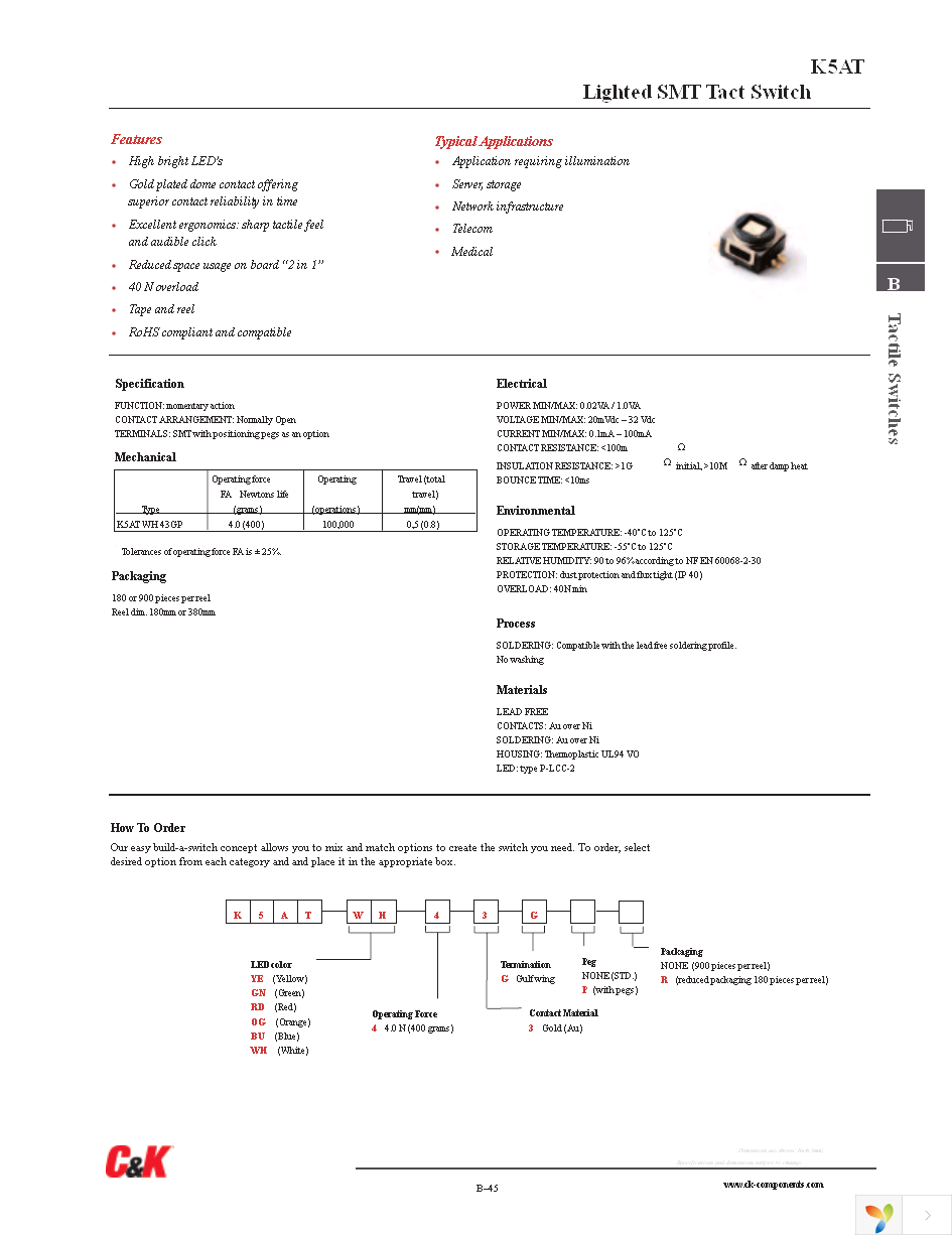 K5ATWH43GP Page 1