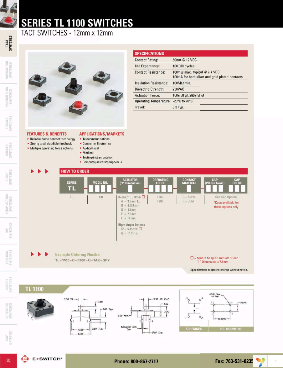 TL1100FF160Q Page 1