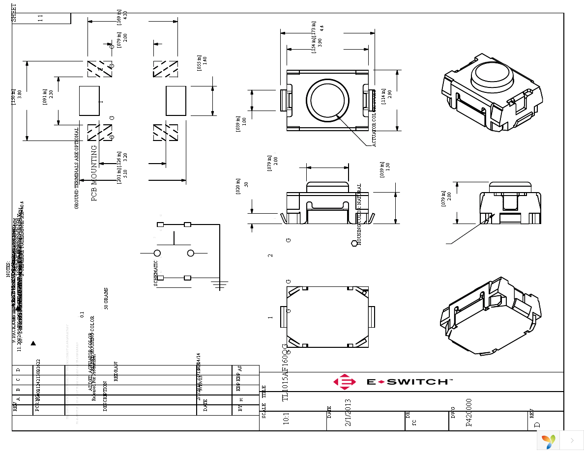 TL1015AF160QG Page 1