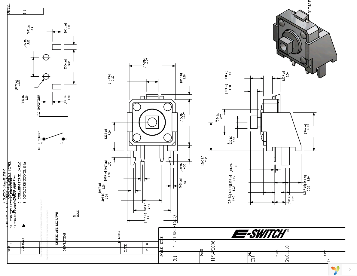 TL1100CF160Q Page 1