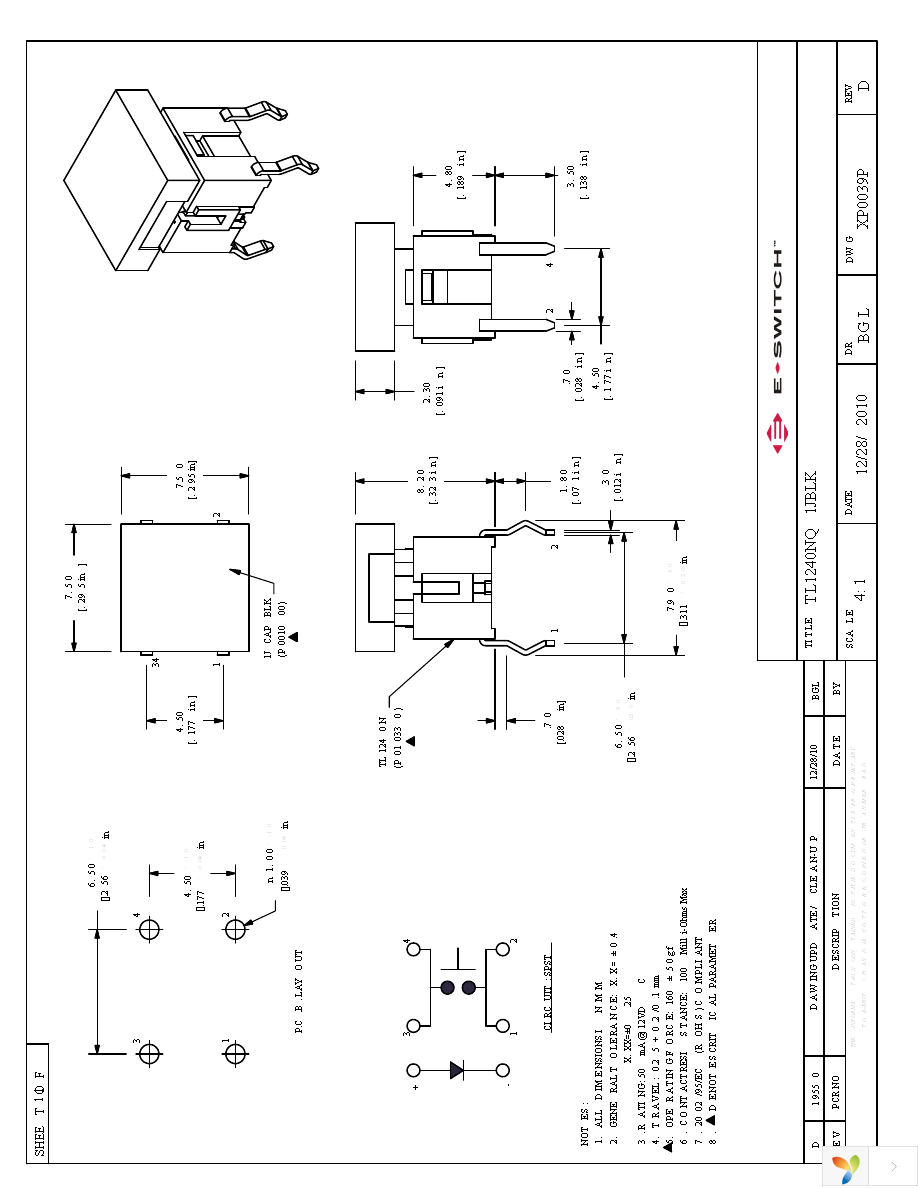 TL1240NQ1JBLK Page 1