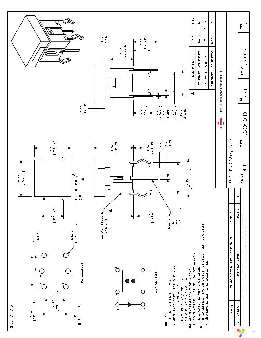 TL1240YQ1JCLR Page 1