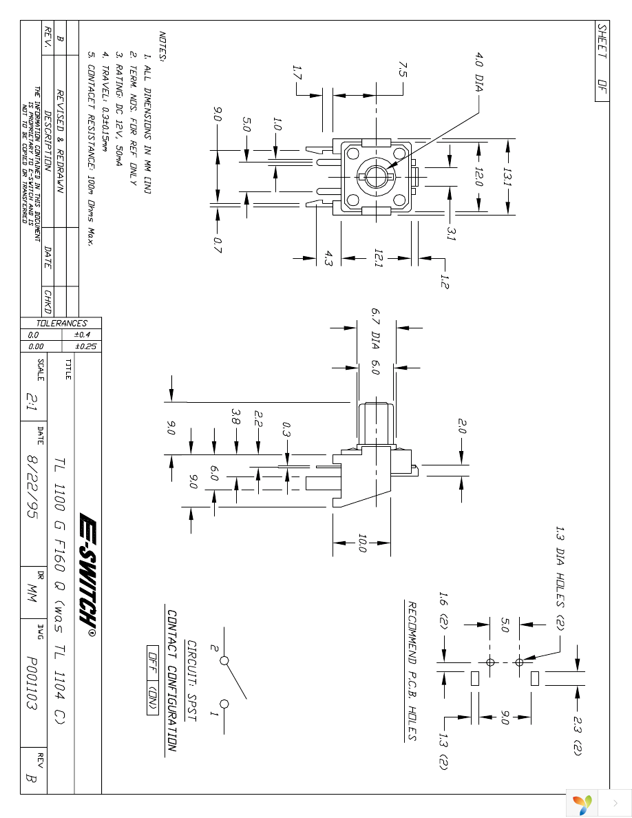 TL1100GF160Q Page 1