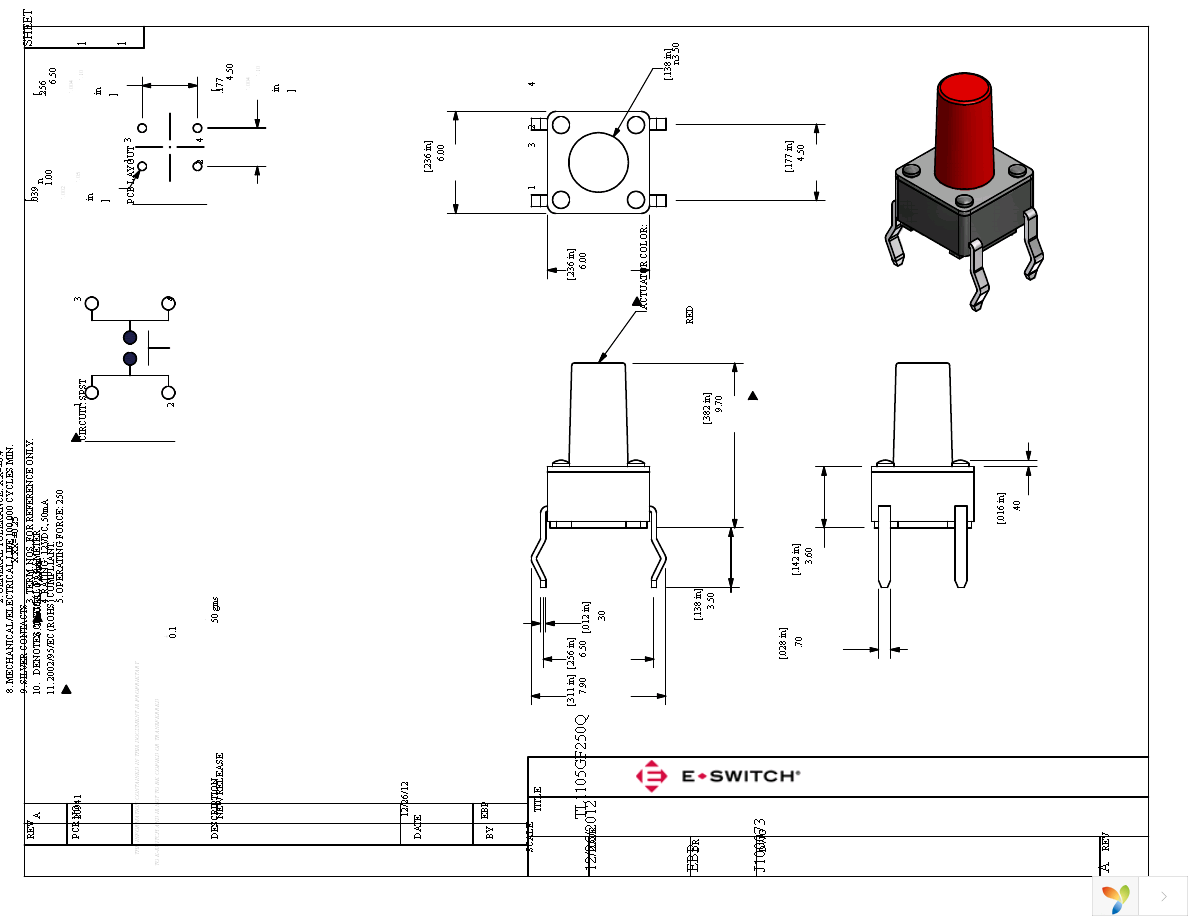 TL1105GF250Q Page 1