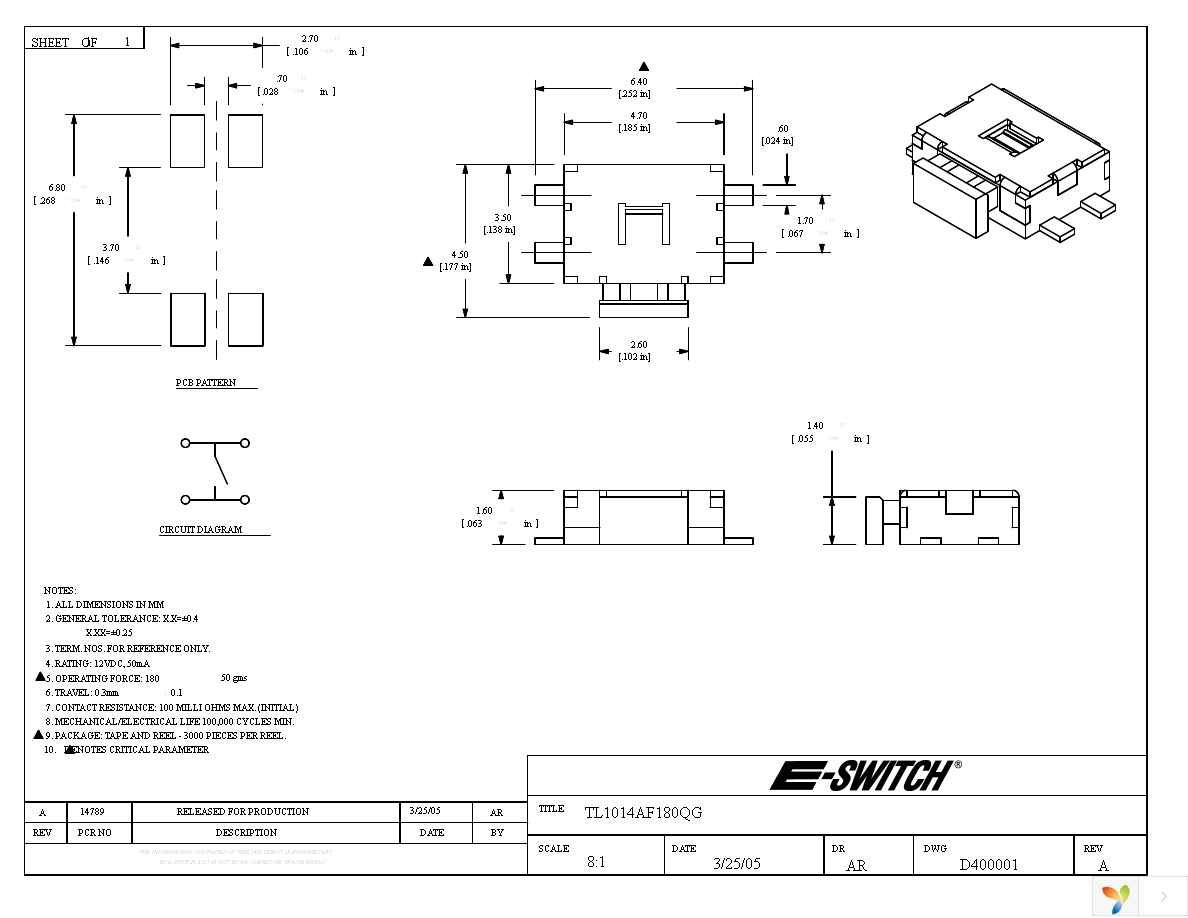 TL1014AF180QG Page 1