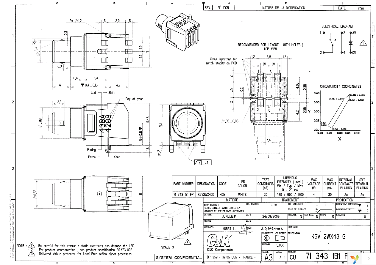 K5V2WX43G Page 1