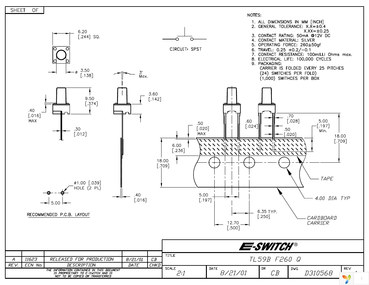 TL59BF260Q Page 1