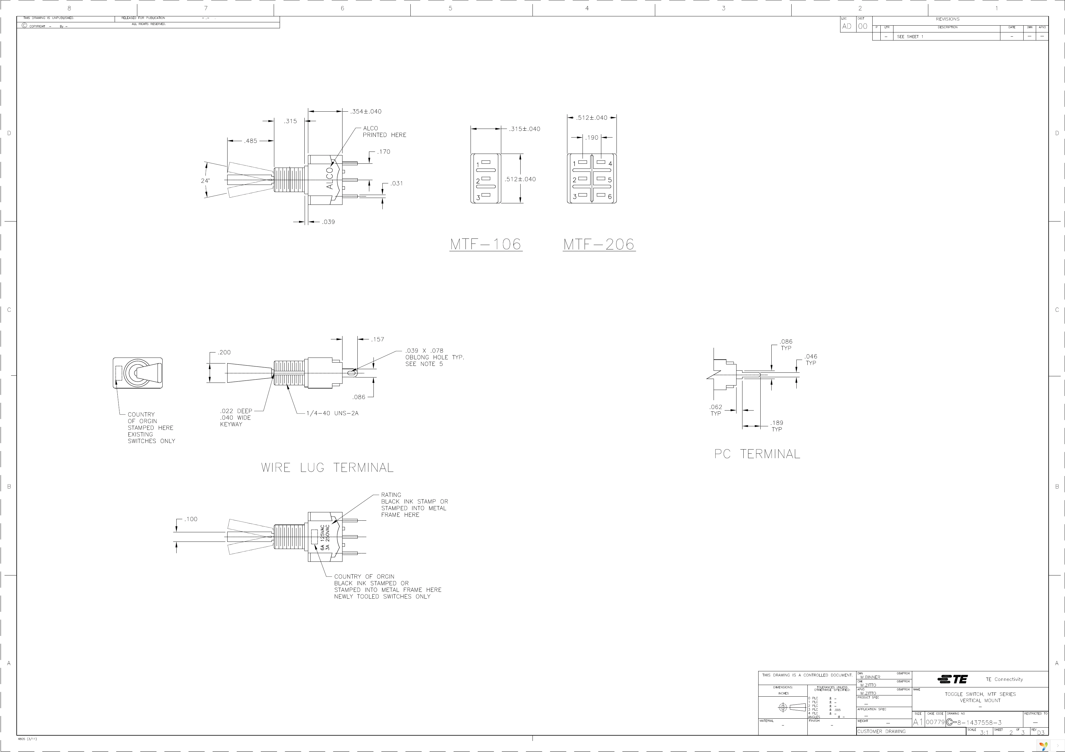 MTF106D Page 2