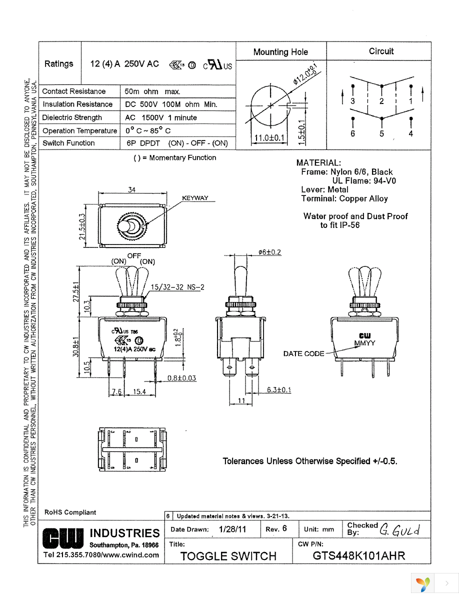 GTS448K101AHR Page 1