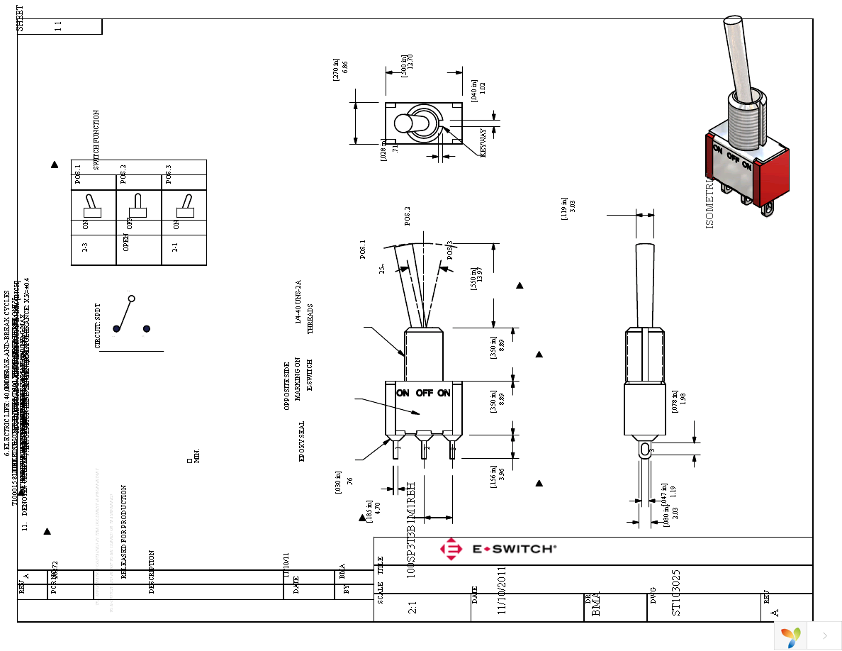 100SP3T3B1M1REH Page 1