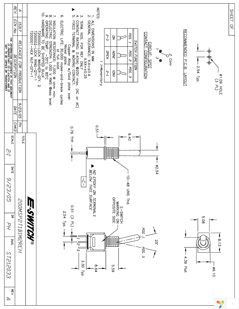 200MSP2T1B1M2REH Page 1