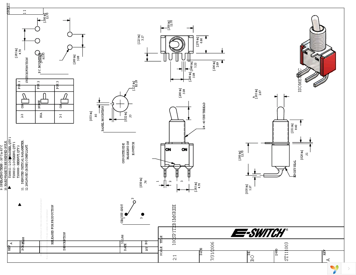 100SP1T2B1M6REH Page 1