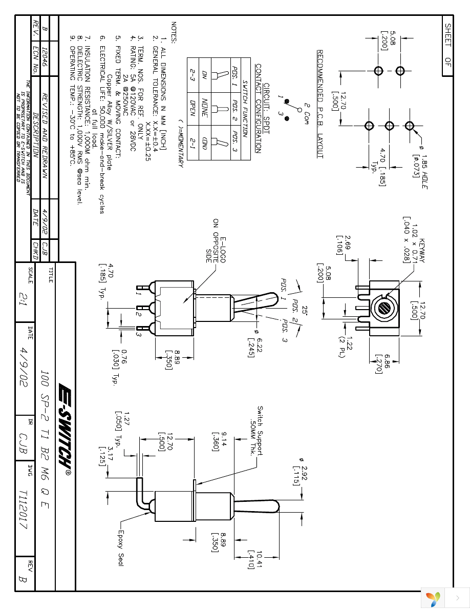 100SP2T1B2M6QE Page 1