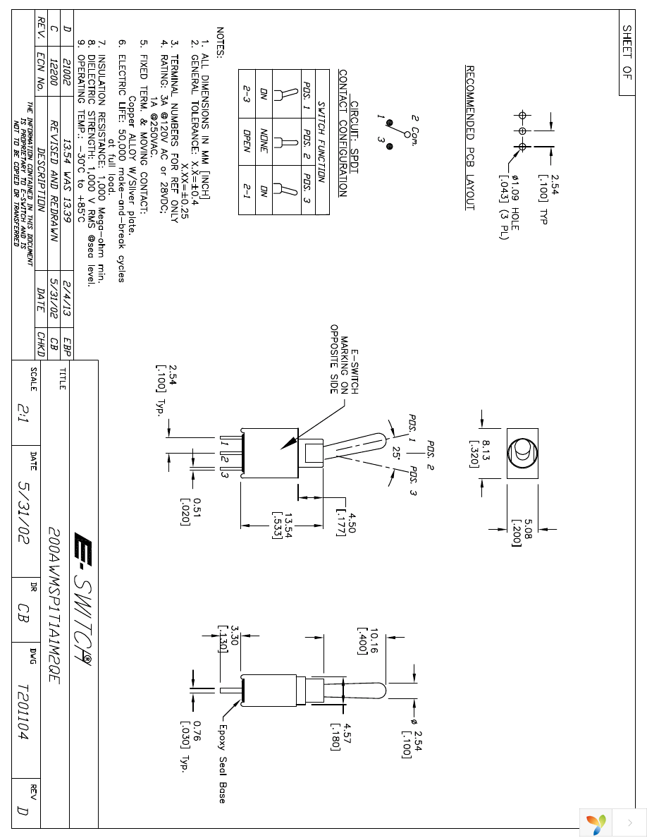 200AWMSP1T1A1M2QE Page 1