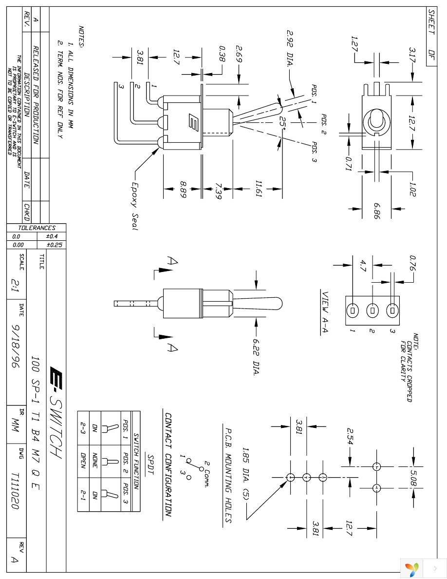 100SP1T1B4M7QE Page 1