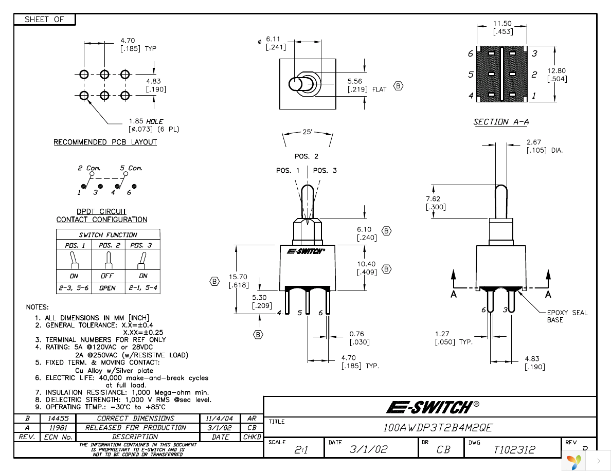 100AWDP3T2B4M2QE Page 1