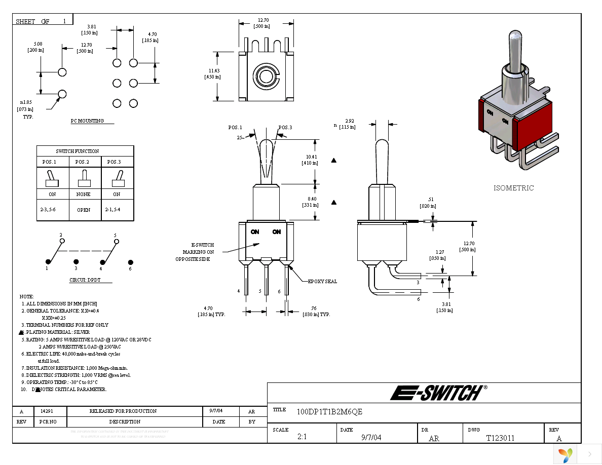 100DP1T1B2M6QE Page 1