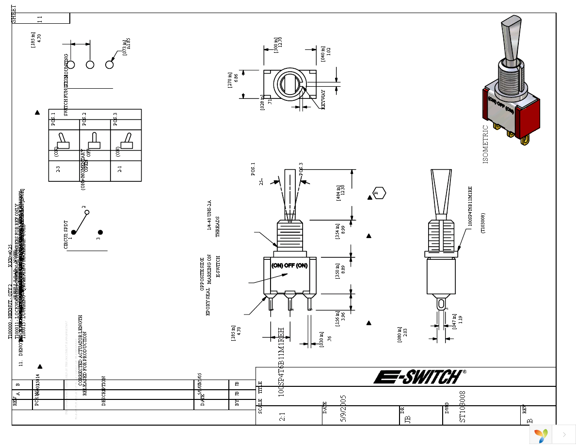 100SP4T6B11M1REH Page 1