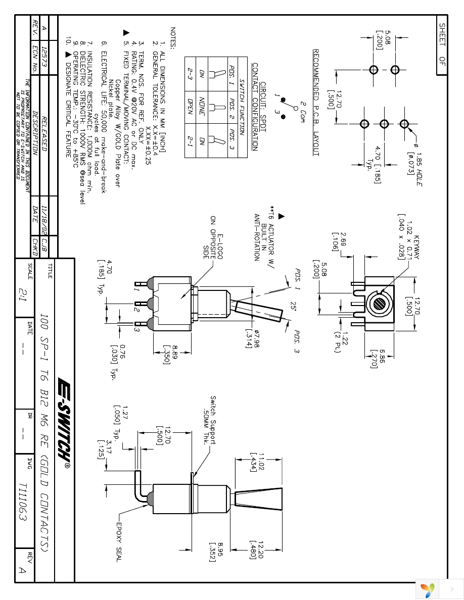 100SP1T6B12M6RE Page 1