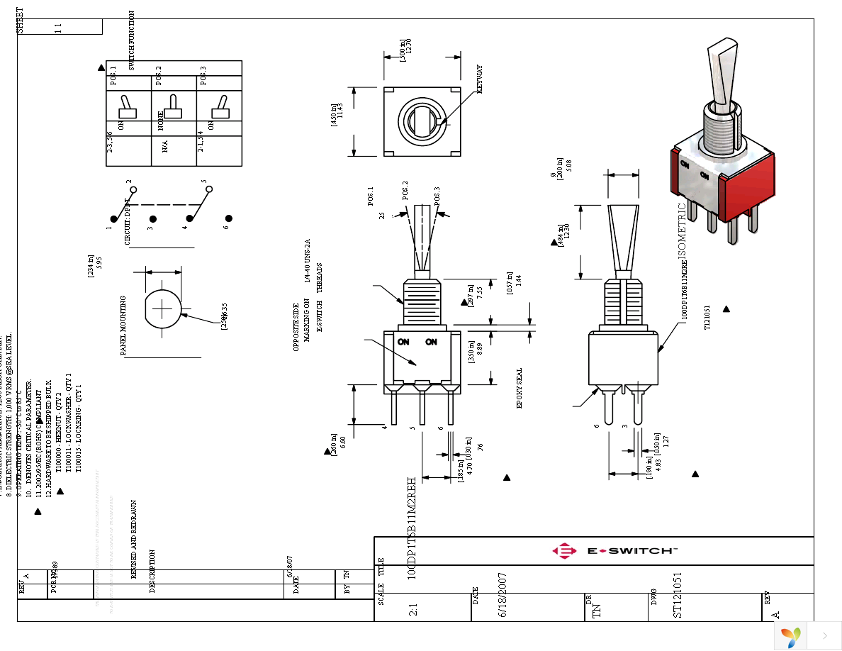 100DP1T6B11M2REH Page 1