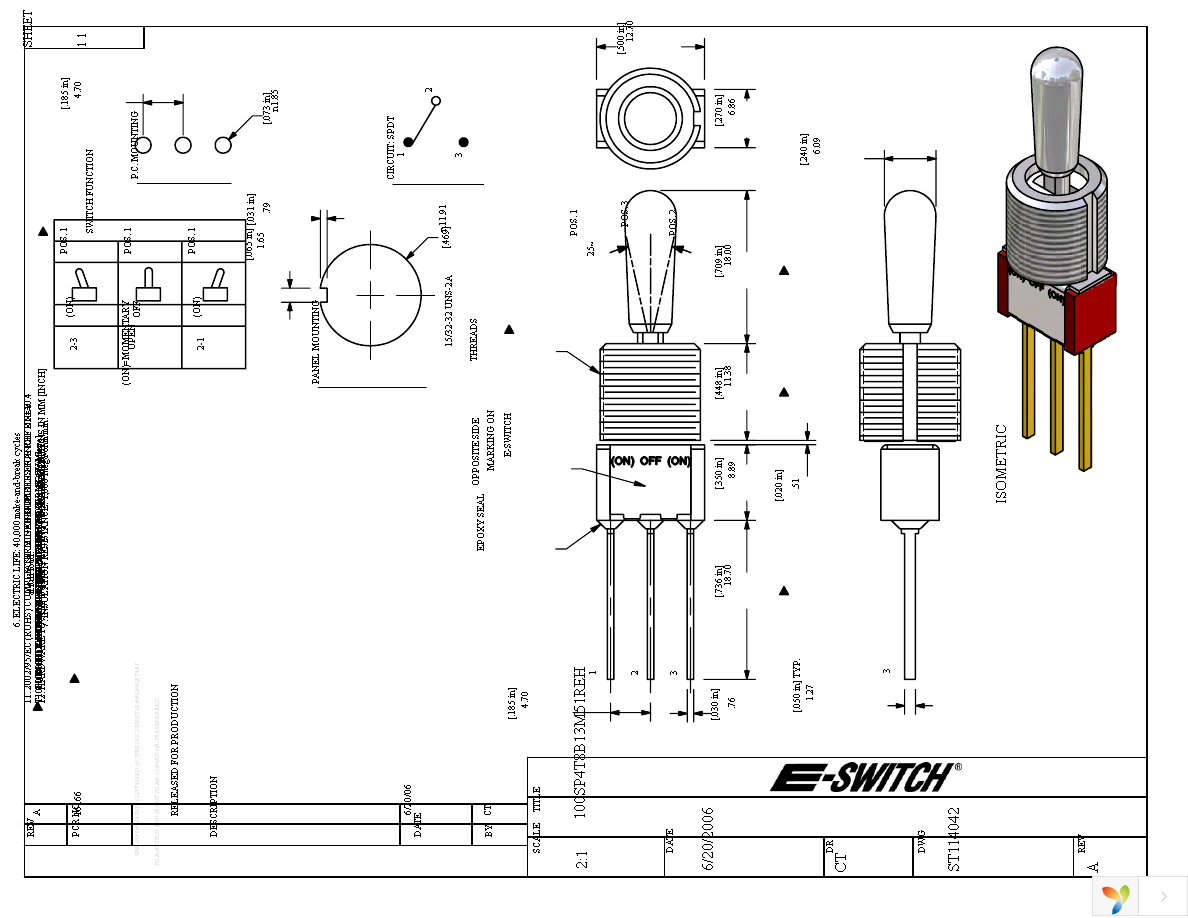 100SP4T8B13M51REH Page 1