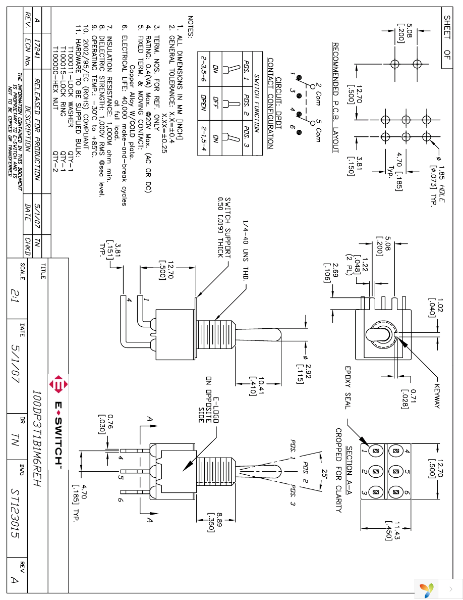 100DP3T1B1M6REH Page 1