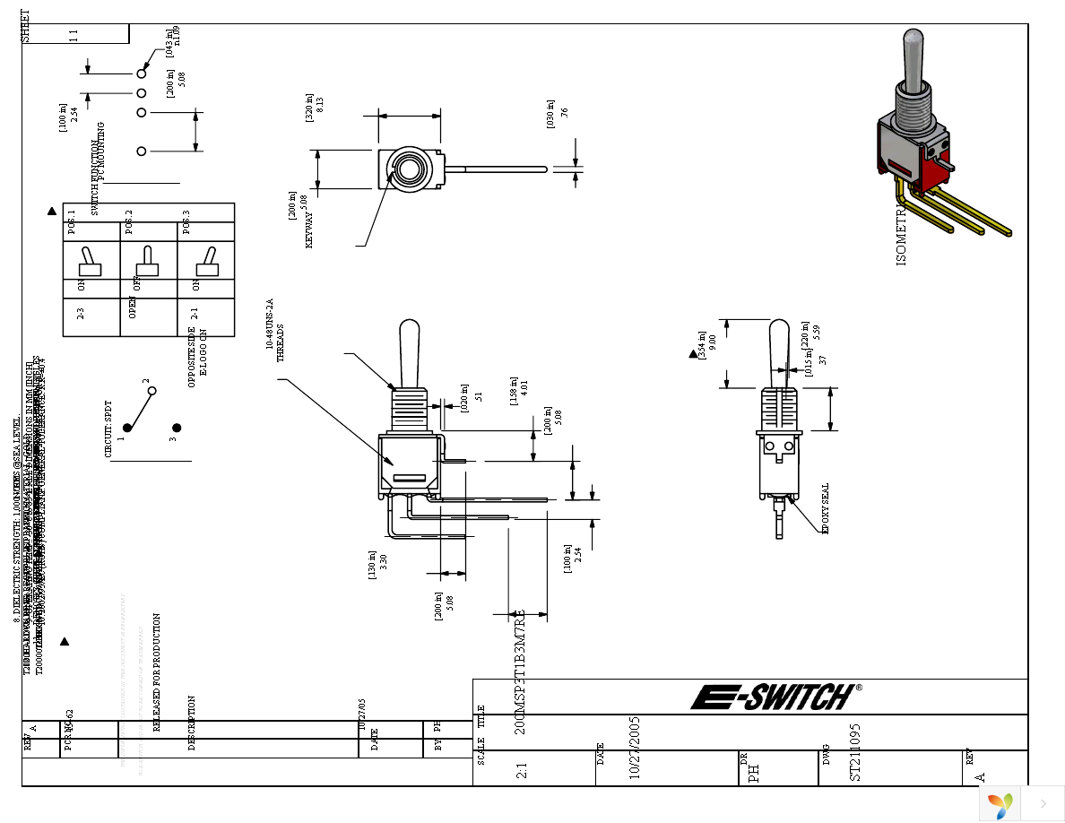 200MSP3T1B3M7REH Page 1