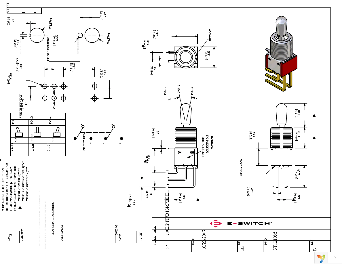 100DP1T7B13M7REH Page 1