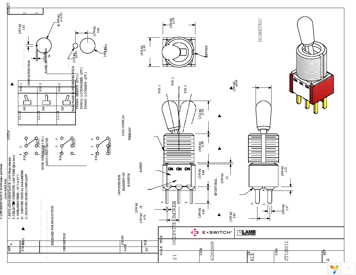 100DP6T7B13M3REH Page 1