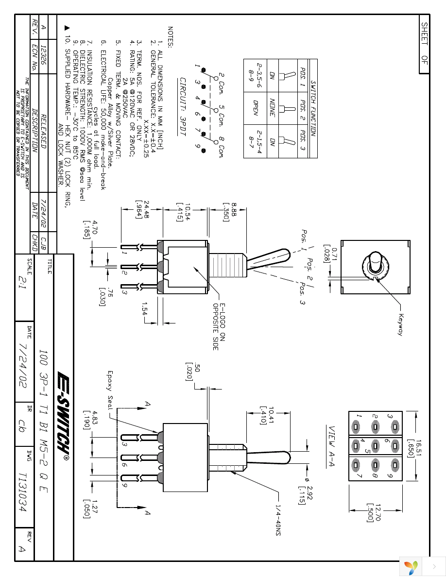 1003P1T1B1M52QE Page 1