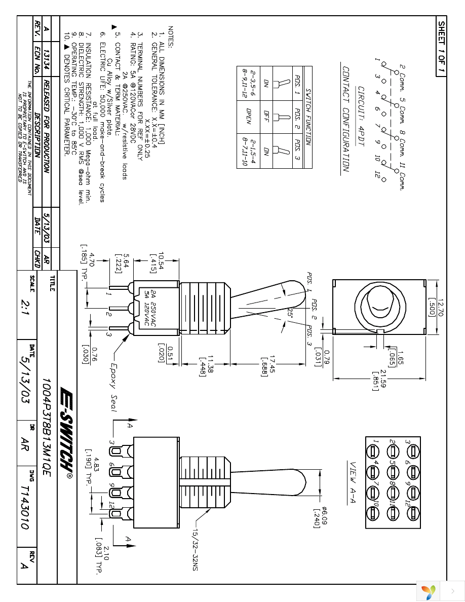 1004P3T8B13M1QE Page 1