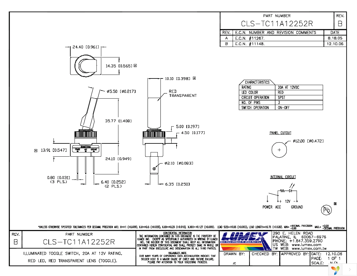 CLS-TC11A12252R Page 1