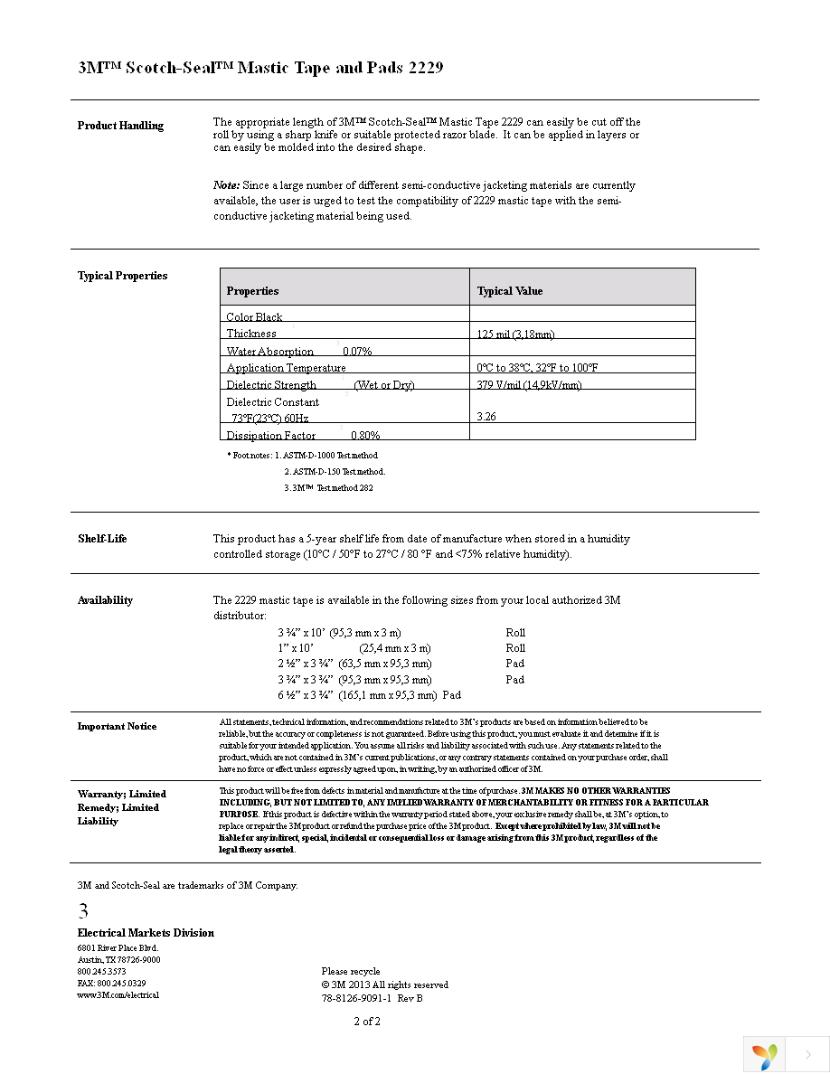 2229-1X10FT Page 2