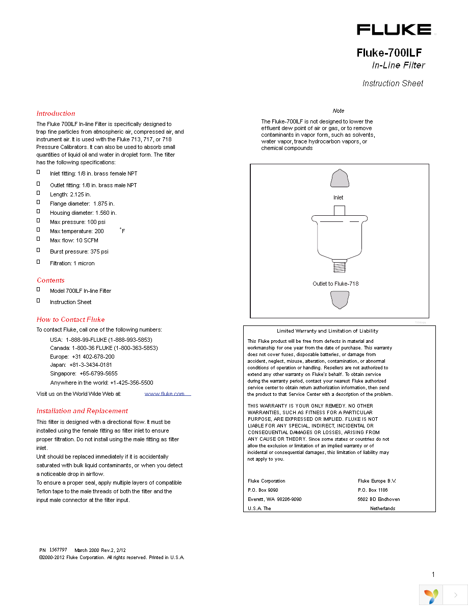 FLUKE-700ILF Page 1