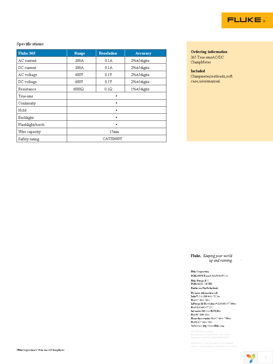 FLUKE-365 Page 2