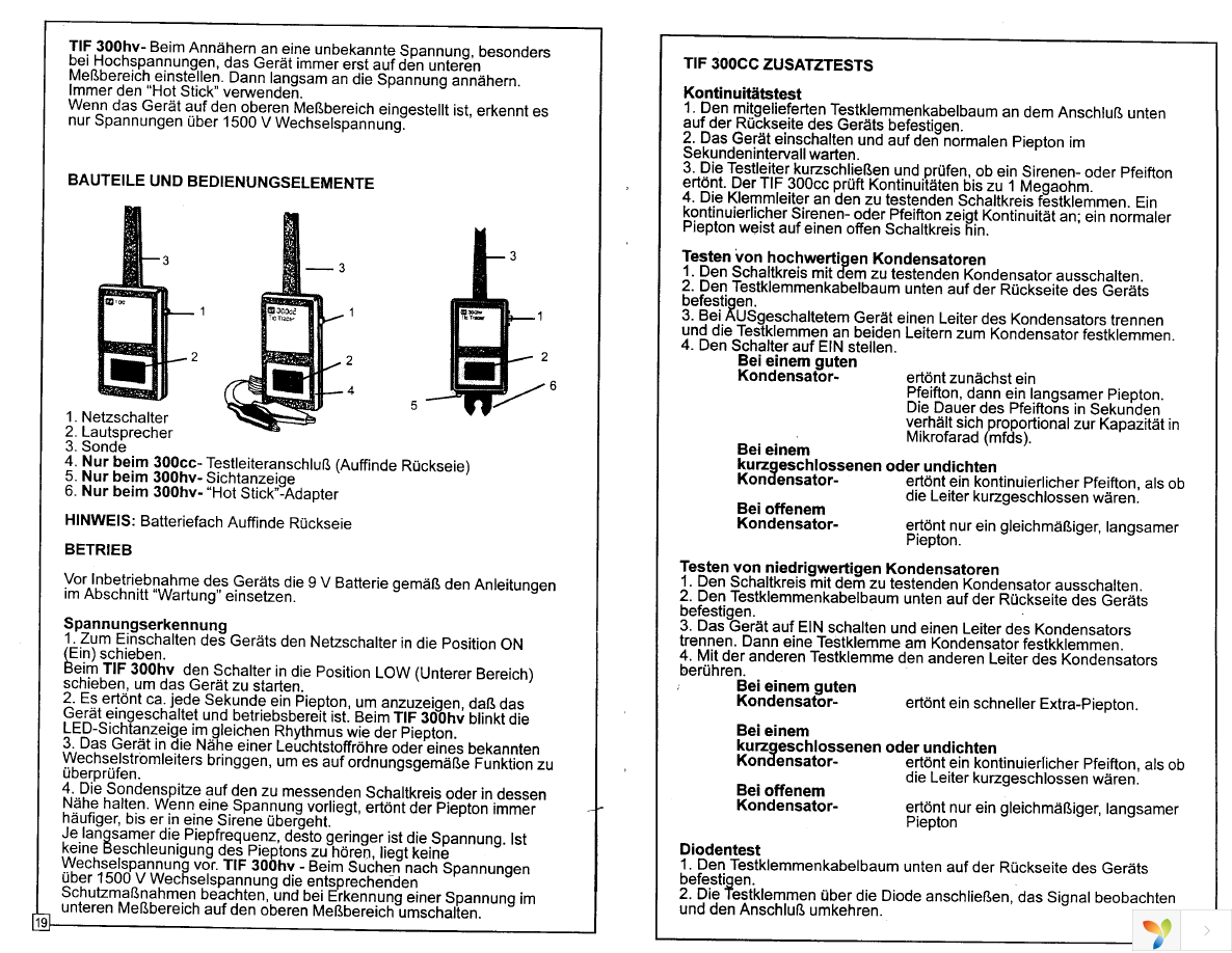 TIF300HV Page 11