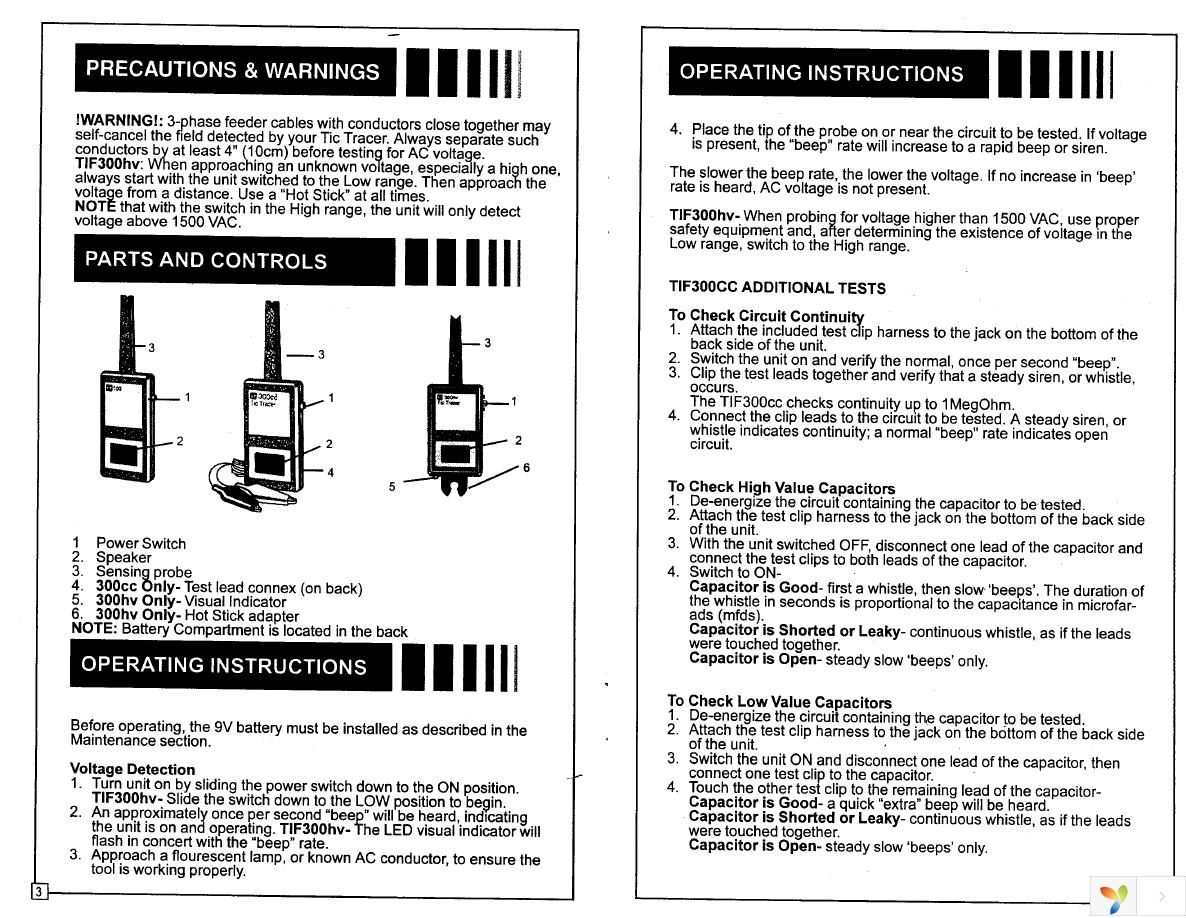 TIF300HV Page 3