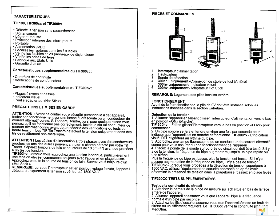 TIF300HV Page 8